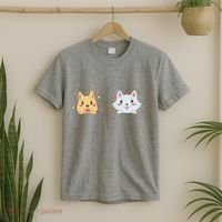 Dog And Cat Cute Animal Lover T-Shirt thumb 2