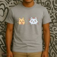 Dog And Cat Cute Animal Lover T-Shirt thumb 3