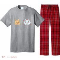 Dog And Cat Cute Animal Lover Pajama Set thumb 0
