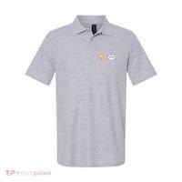 Dog And Cat Cute Animal Lover Polo thumb 0