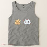 Dog And Cat Cute Animal Lover Tank Top thumb 2