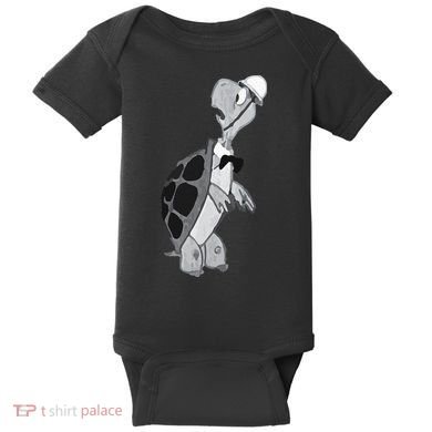 Duck and Cover Vintage Bert the Turtle Cold War Baby Bodysuit