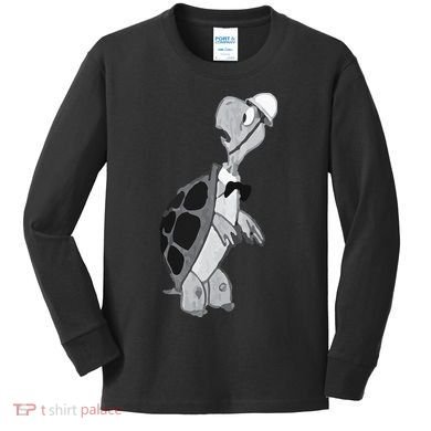 Duck and Cover Vintage Bert the Turtle Cold War Kids Long Sleeve Shirt