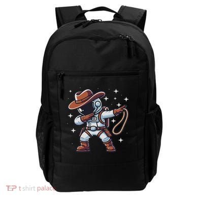 Dabbing Astronaut Cowboy Space Halloween Costume Backpack