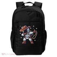 Dabbing Astronaut Cowboy Space Halloween Costume Backpack thumb 0
