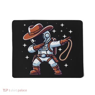 Dabbing Astronaut Cowboy Space Halloween Costume Mousepad