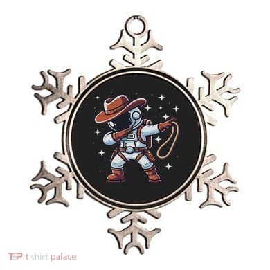 Dabbing Astronaut Cowboy Space Halloween Costume Ornament