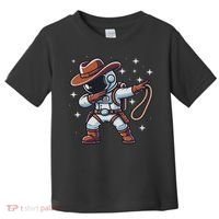 Dabbing Astronaut Cowboy Space Halloween Costume Toddler T-Shirt thumb 0