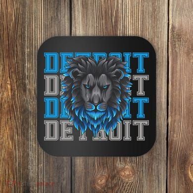 Detroit Apparel Cool Retro Gan Gear Coaster