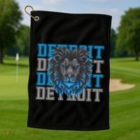 Detroit Apparel Cool Retro Gan Gear Golf Towel thumb 1