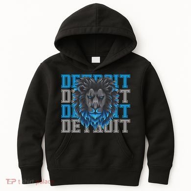 Detroit Apparel Cool Retro Gan Gear Kids Hoodie