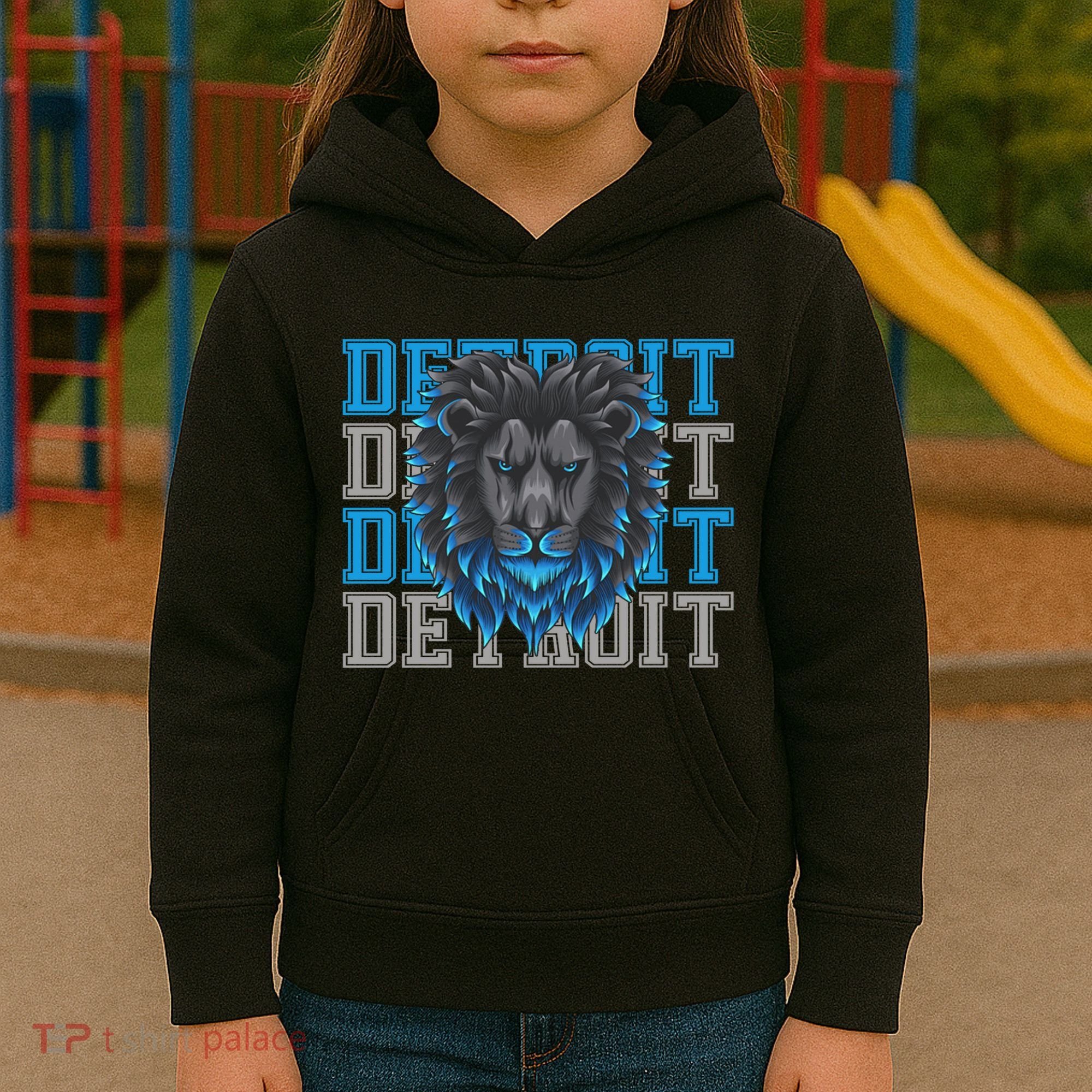 Detroit Apparel Cool Retro Gan Gear Kids Hoodie