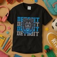 Detroit Apparel Cool Retro Gan Gear Kids T-Shirt thumb 3