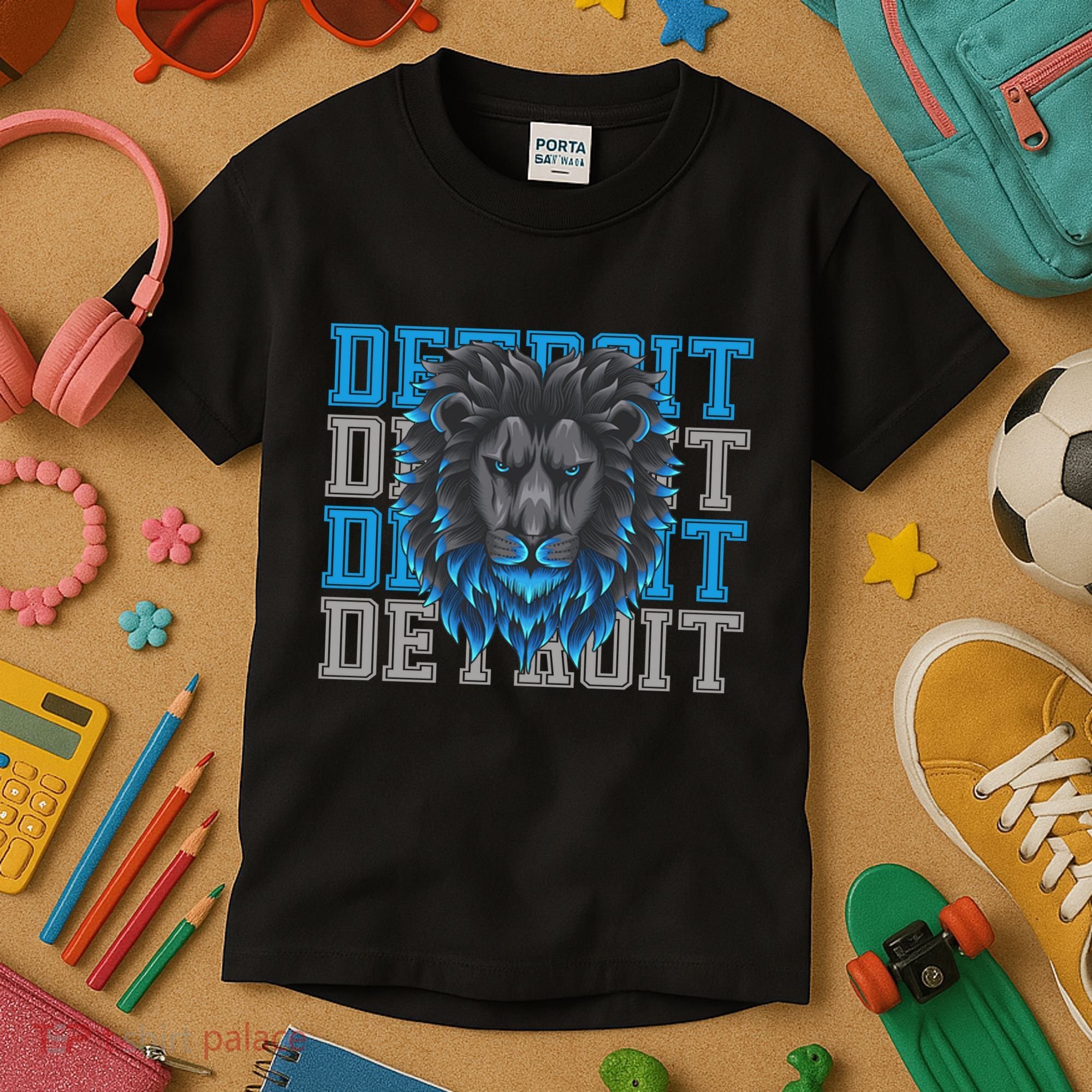 Detroit Apparel Cool Retro Gan Gear Kids T-Shirt