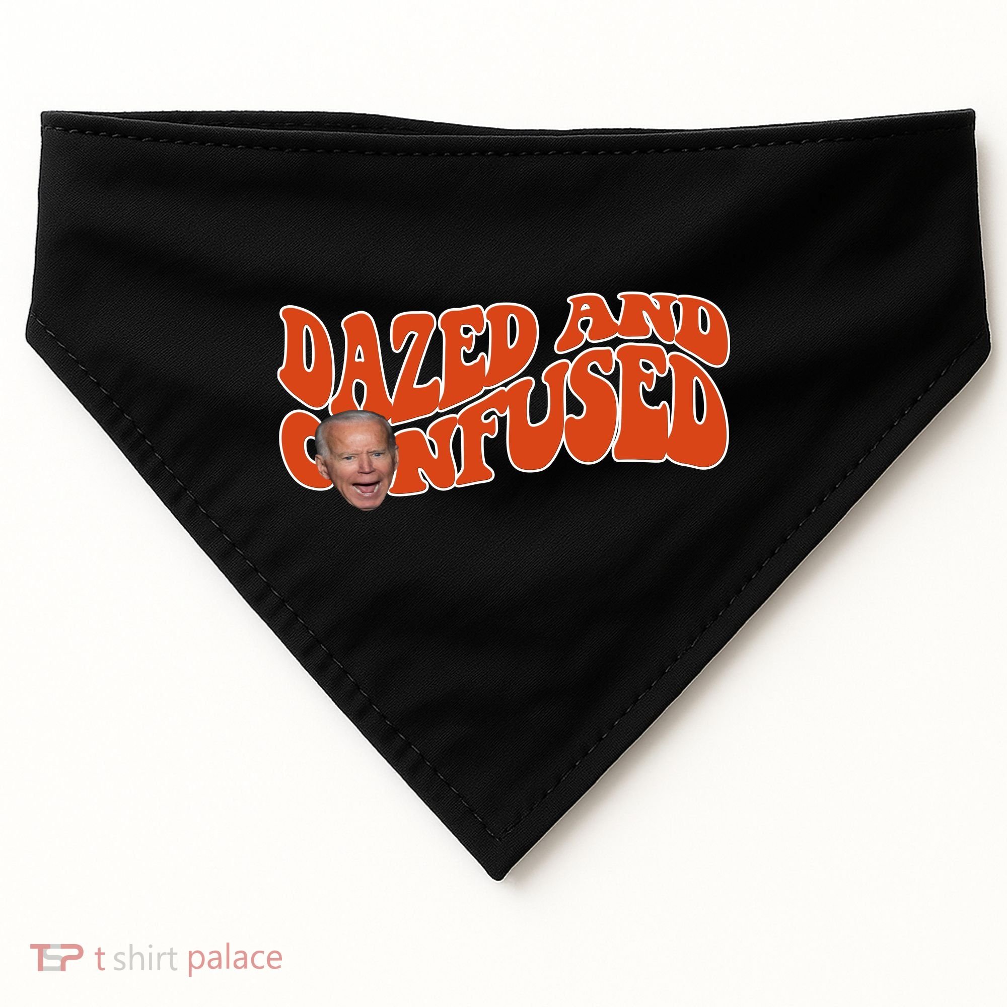Dazed And Confused Funny Joe Biden Retro USA-Made Doggie Bandana