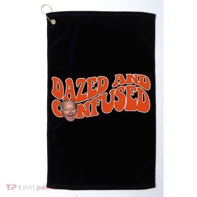 Dazed And Confused Funny Joe Biden Retro Golf Towel