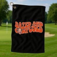 Dazed And Confused Funny Joe Biden Retro Golf Towel thumb 1