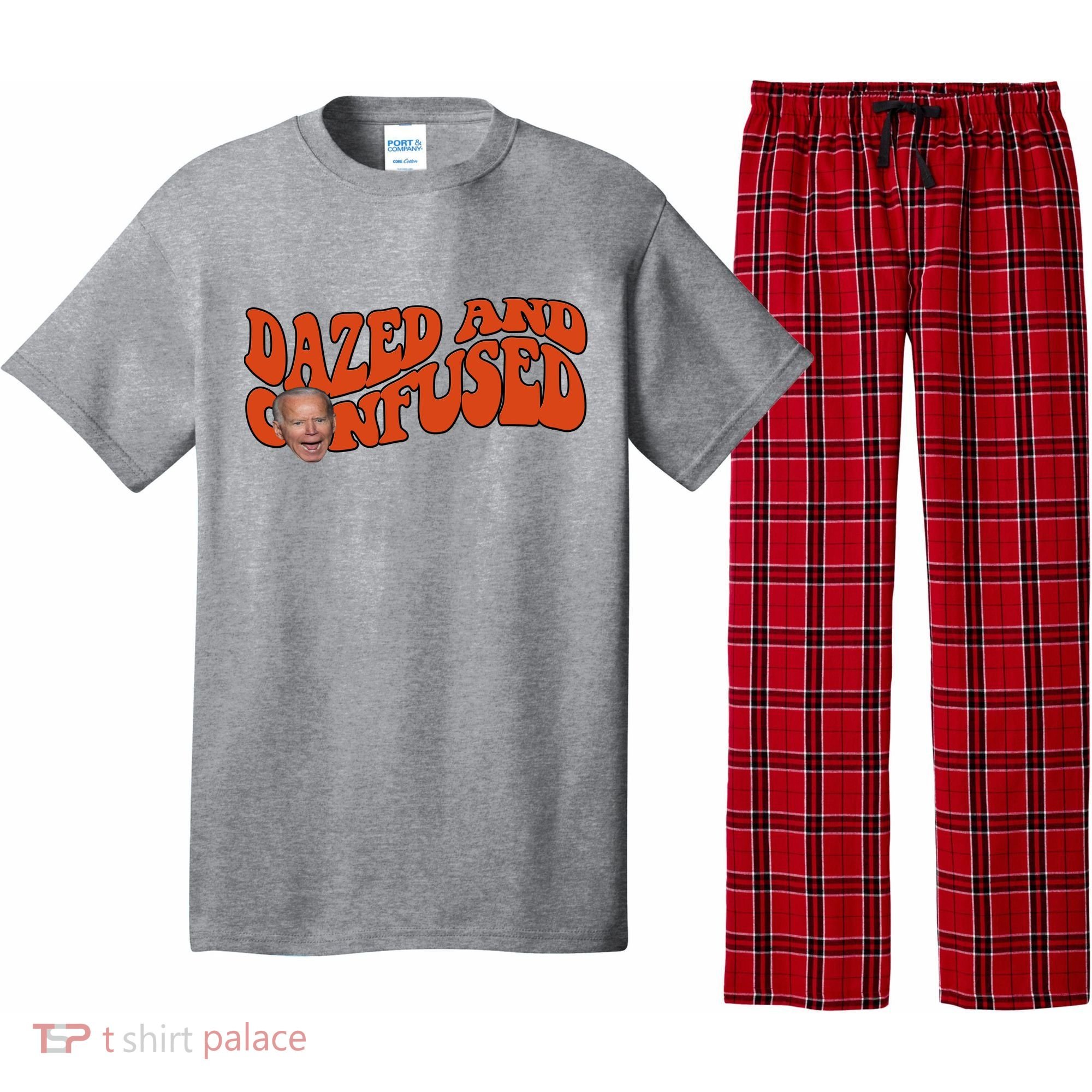 Dazed And Confused Funny Joe Biden Retro Pajama Set