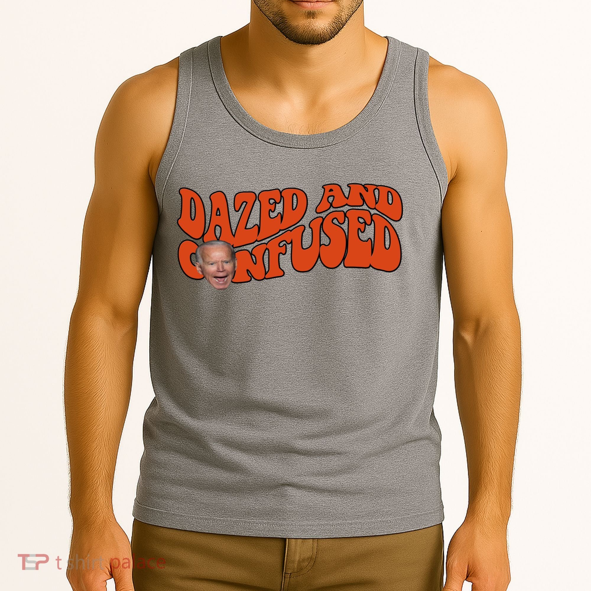Dazed And Confused Funny Joe Biden Retro Tank Top