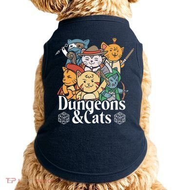 Dungeons And Cats Doggie Tank