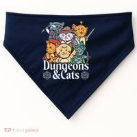 Dungeons And Cats USA-Made Doggie Bandana thumb 0