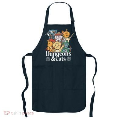 Dungeons And Cats Apron