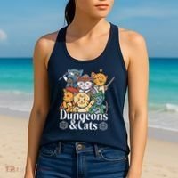 Dungeons And Cats Women's Tank Top thumb 2
