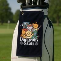 Dungeons And Cats Golf Towel thumb 2