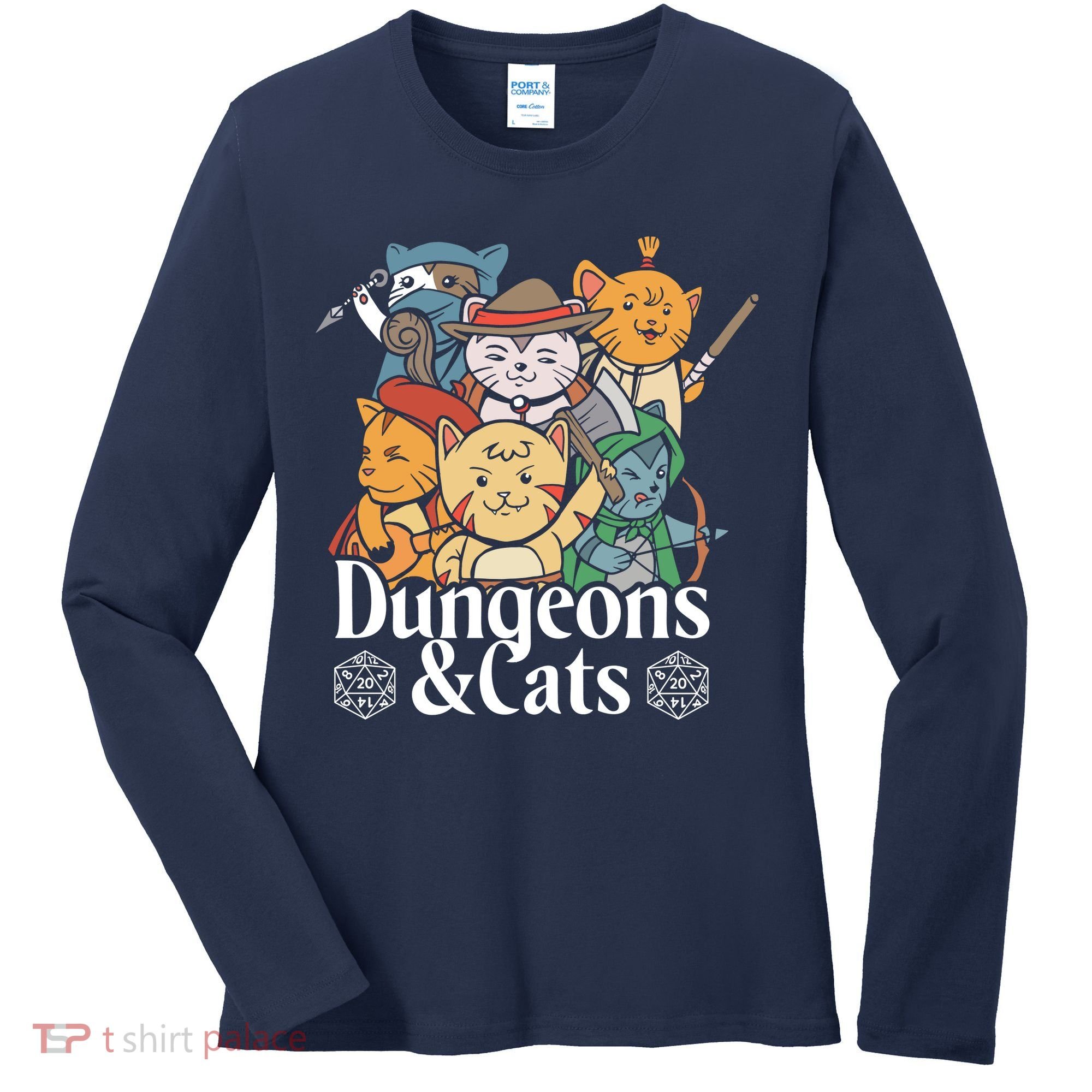 Dungeons And Cats Women's Long Sleeve Shirt