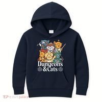 Dungeons And Cats Kids Hoodie thumb 0