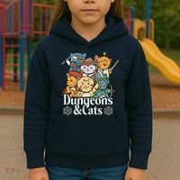 Dungeons And Cats Kids Hoodie thumb 3
