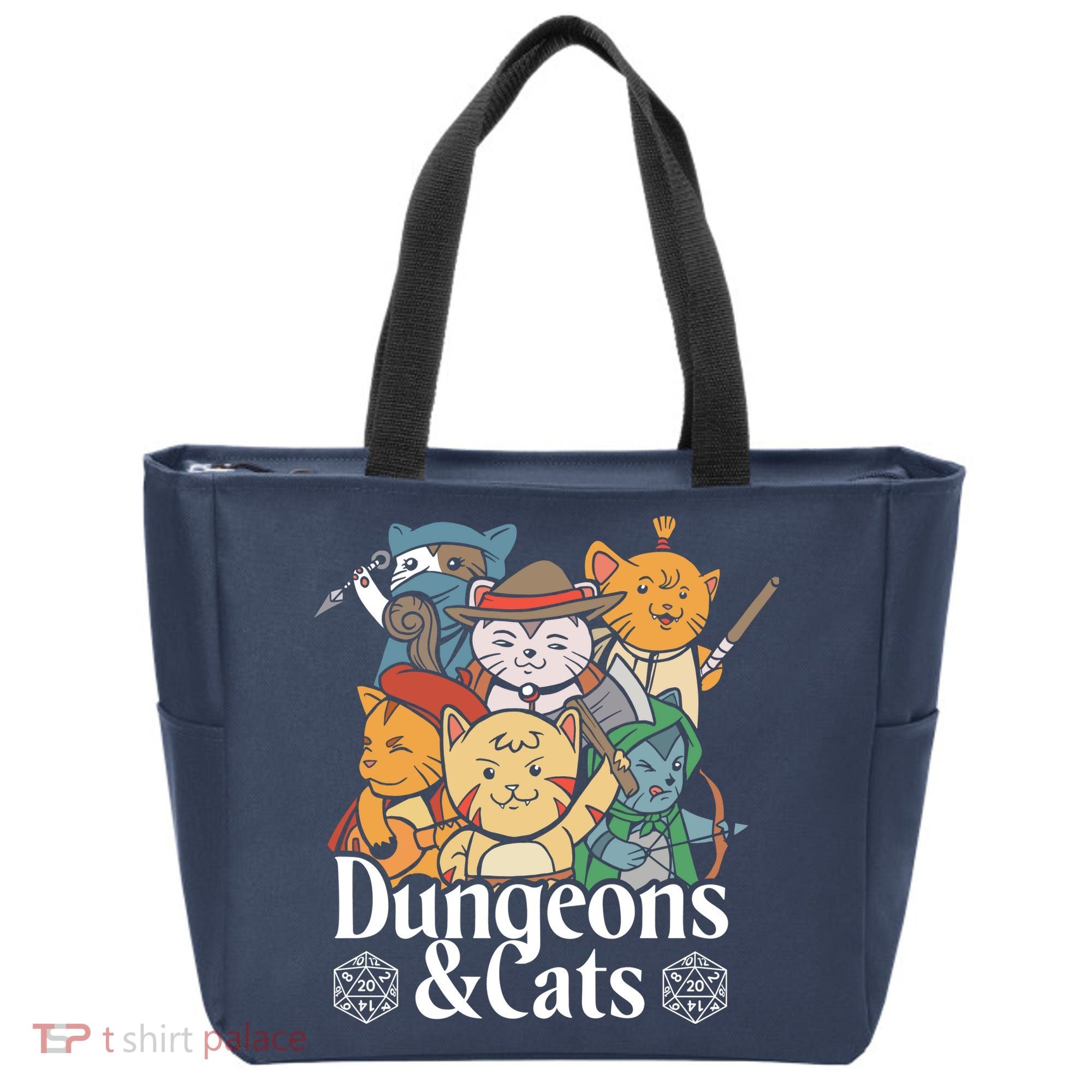 Dungeons And Cats Tote Bag