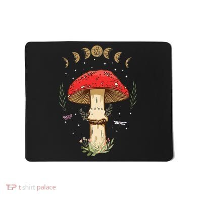 Dark Academia Cottagecore Aesthetic Magic Mushroom Mousepad