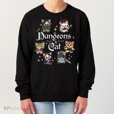 Dungeons And Cats Dungeon Master Cat Throwing Dice Women's Sweatshirt