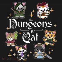 Dungeons And Cats Dungeon Master Cat Throwing Dice Long Sleeve Shirt thumb 2