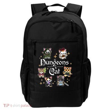 Dungeons And Cats Dungeon Master Cat Throwing Dice Backpack