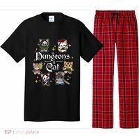 Dungeons And Cats Dungeon Master Cat Throwing Dice Pajama Set thumb 0