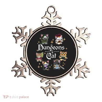 Dungeons And Cats Dungeon Master Cat Throwing Dice Ornament