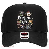 Dungeons And Cats Dungeon Master Cat Throwing Dice Hat thumb 0