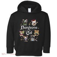 Dungeons And Cats Dungeon Master Cat Throwing Dice Toddler Hoodie thumb 0