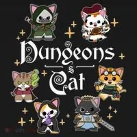 Dungeons And Cats Dungeon Master Cat Throwing Dice Women's T-Shirt thumb 6