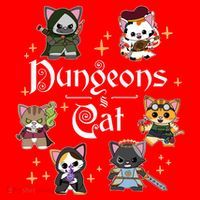 Dungeons And Cats Dungeon Master Cat Throwing Dice Santa Hat thumb 1