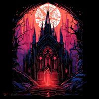 Dark Ancient Cathedral Gothic Architecture Goth Aesthetic Hoodie thumb 7