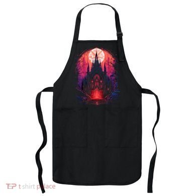 Dark Ancient Cathedral Gothic Architecture Goth Aesthetic Apron