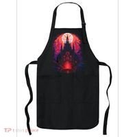 Dark Ancient Cathedral Gothic Architecture Goth Aesthetic Apron thumb 0