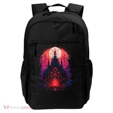 Dark Ancient Cathedral Gothic Architecture Goth Aesthetic Backpack