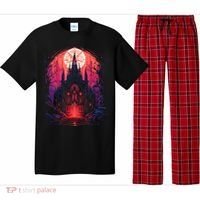 Dark Ancient Cathedral Gothic Architecture Goth Aesthetic Pajama Set thumb 0