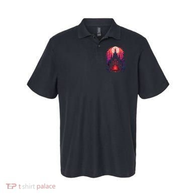 Dark Ancient Cathedral Gothic Architecture Goth Aesthetic Polo