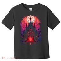 Dark Ancient Cathedral Gothic Architecture Goth Aesthetic Toddler T-Shirt thumb 0