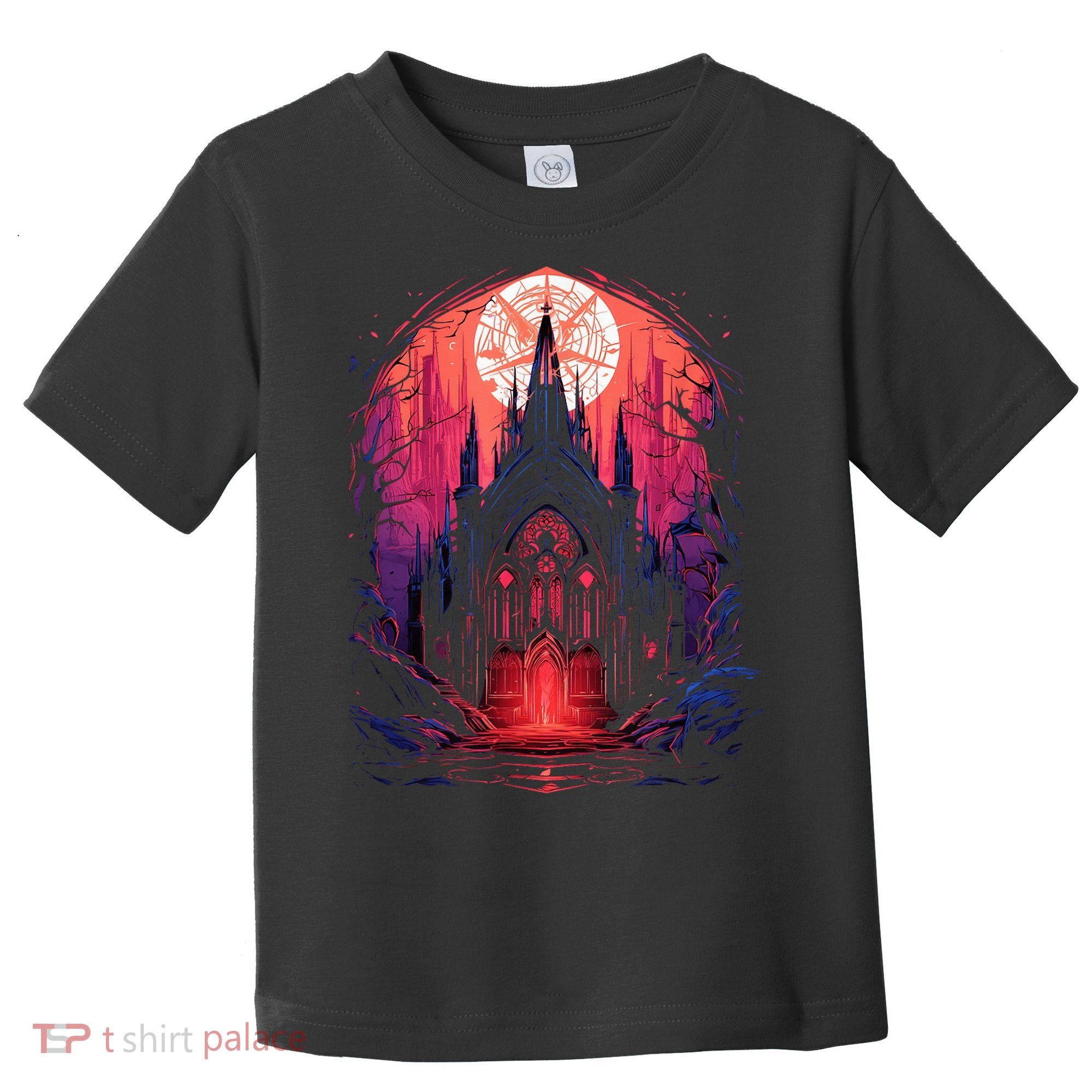 Dark Ancient Cathedral Gothic Architecture Goth Aesthetic Toddler T-Shirt